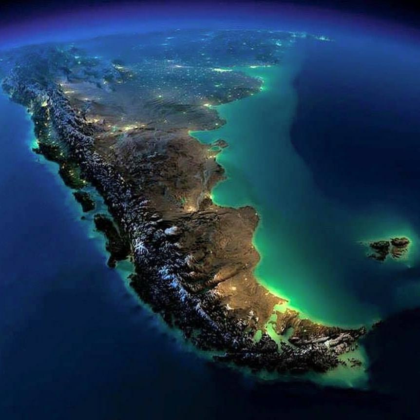 Patagonia desde el espacio